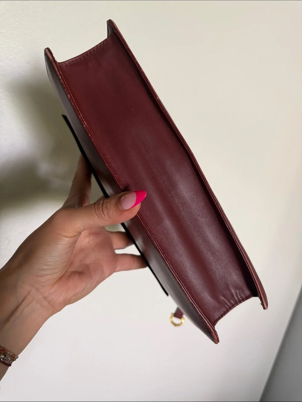 Cartier sleek burgundy